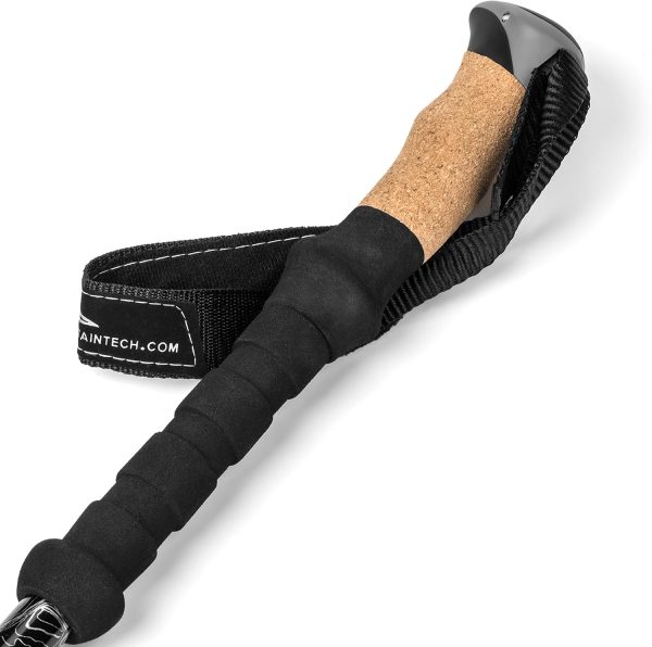 Cascade Mountain Tech Trekking Poles - Carbon Fiber Walking or Hiking Sticks with Quick Adjustable Locks - Image 6