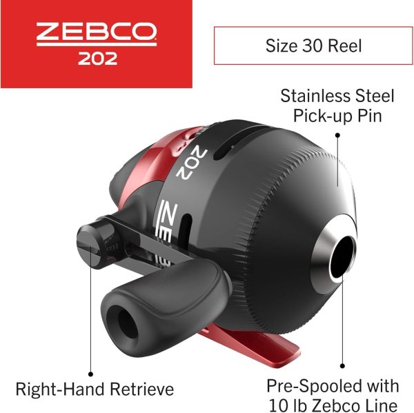 Zebco 202 & 404 Spincast Reels and Fishing Rod Combos - Image 3