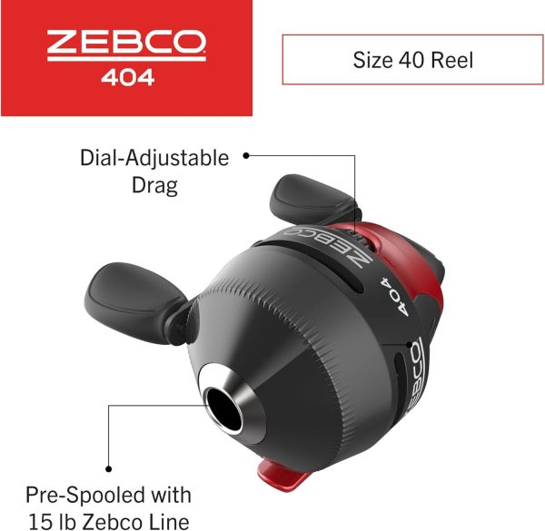 Zebco 202 & 404 Spincast Reels and Fishing Rod Combos - Image 5